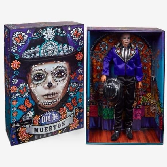 2023 Mattel HJX15 Barbie Signature Ken Doll Día De Muertos: Factory Sealed NIB - Picture 15 of 16